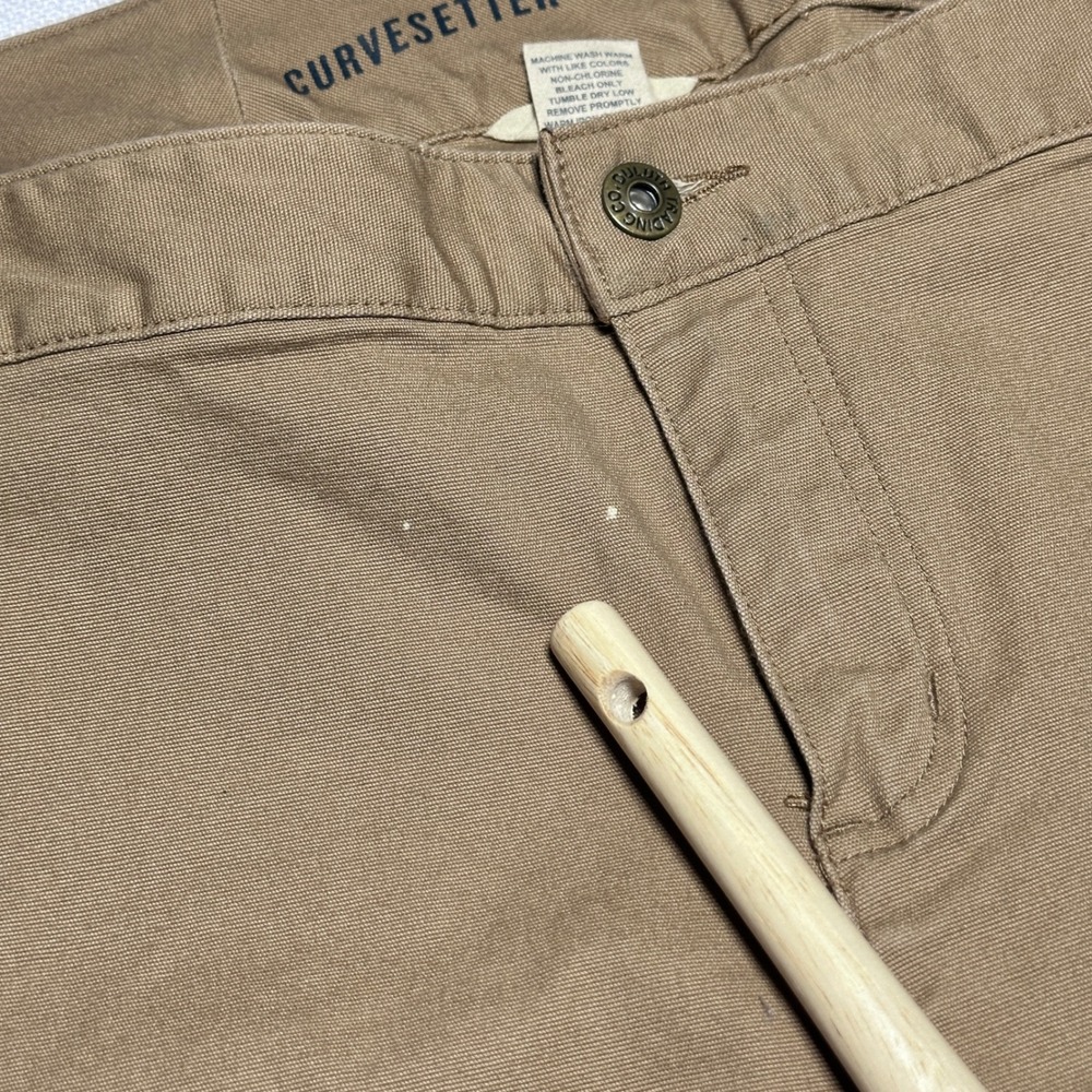 Duluth Trading Flex Fire Hose Cargo Pant Women 22Wx29 Curvesetter Workwear Brown - Picture 4 of 14